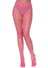 JUMBO POTHOLE NET TIGHTS - O/S